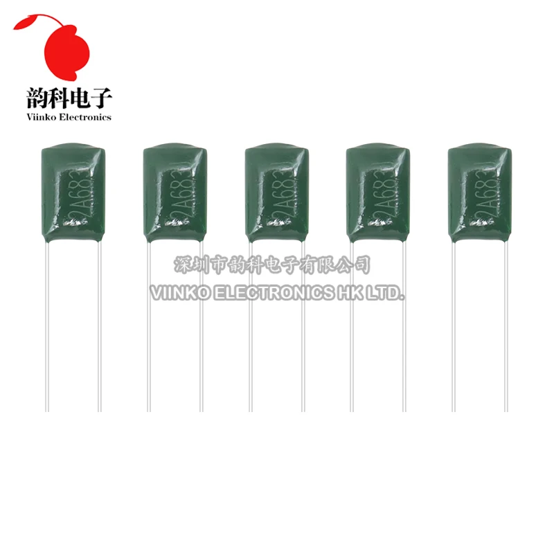 180pcs=18value*10pcs Polyester film capacitor Assorted Kit contains 2A104J 2A332J 2A472J 2A103J 2A333J 2A473J 2A563J 2A223J
