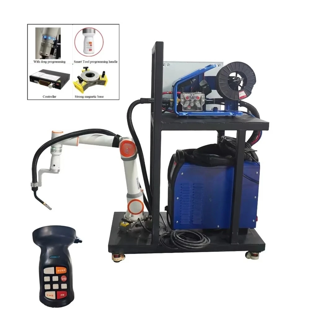 New Autonomous Mobile Industrial Robot Welding Trolley Collaborative Robot with Motor Core Component for Restaurant Industries