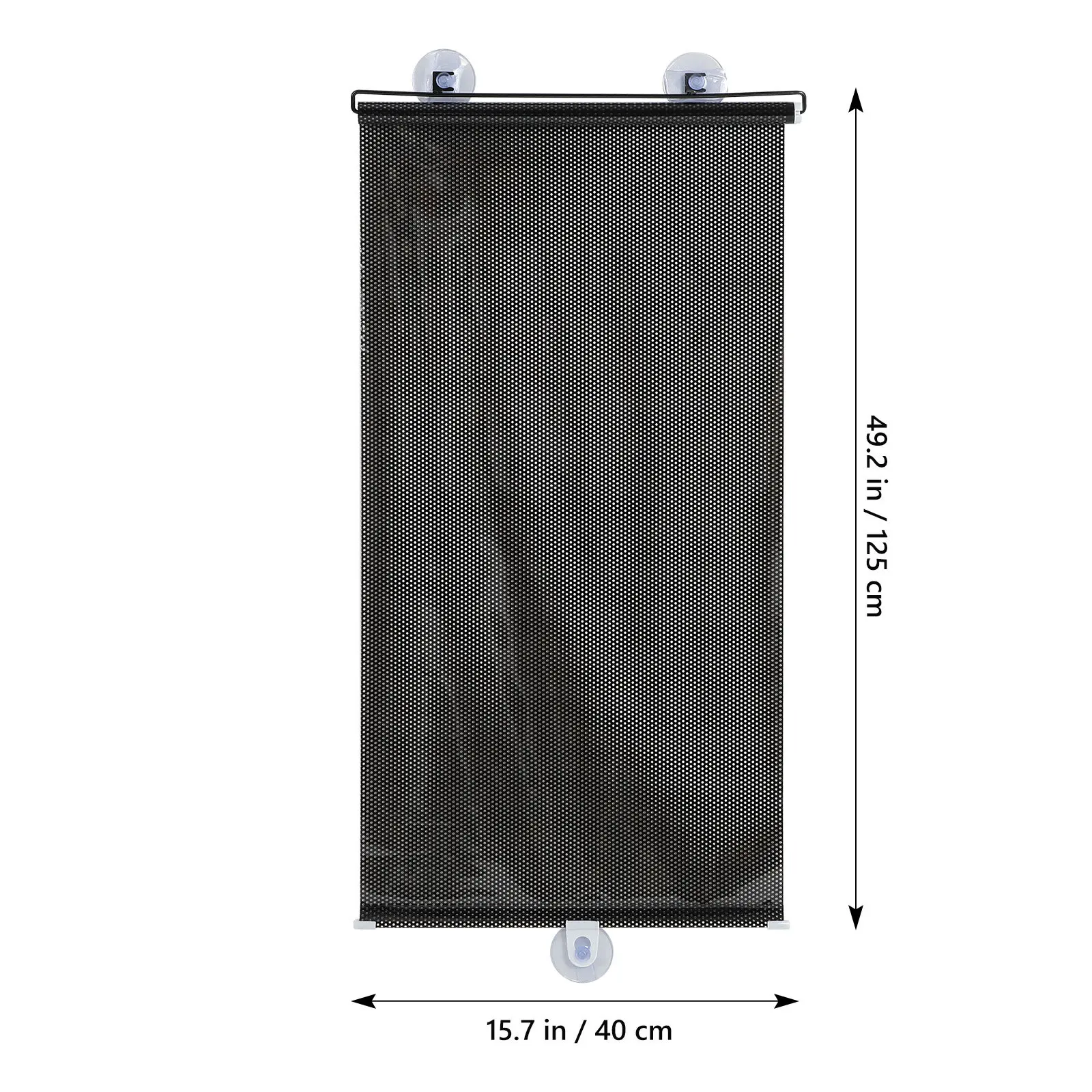 Balcony Suction Cup Sunshade Curtain Blackout Temporary Blind Easy Install Adjustable Shades Roller Blinds Privacy Protector