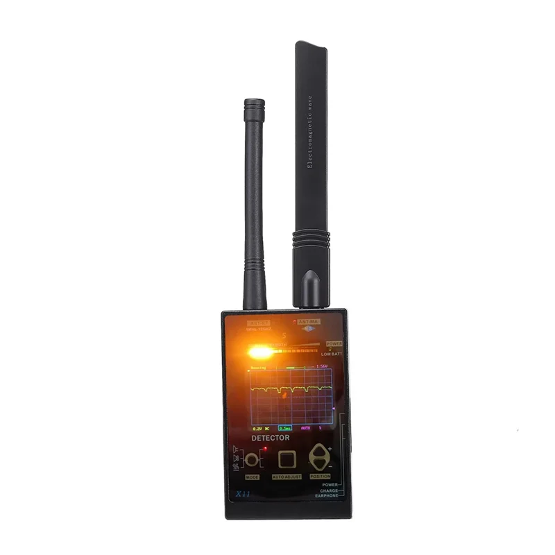 

N93R X11 Anti Camera Bug Detector GPS Tracker RF 2/3/4/5G Signal Scanner Listening Devices Finder