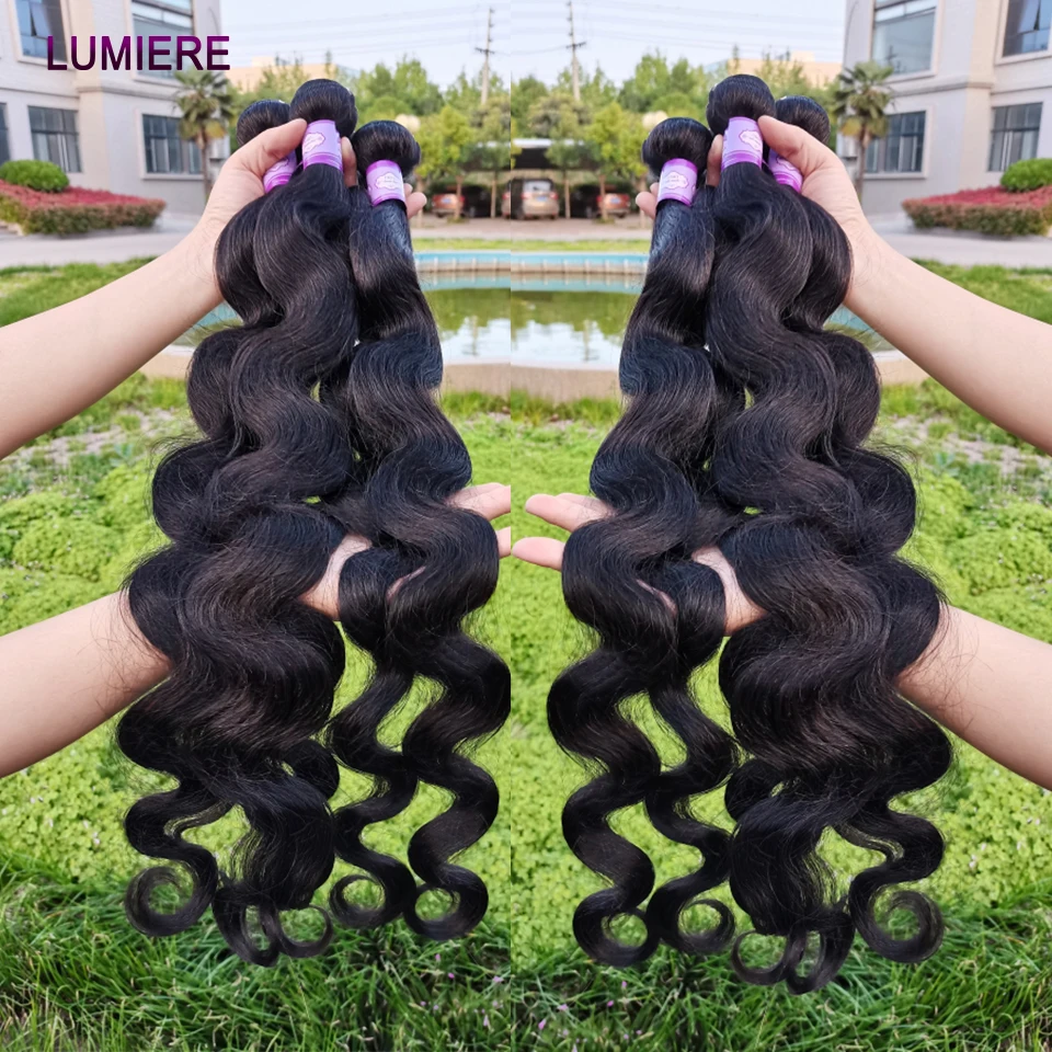 15A Double Drawn 100% Virgin Raw Body Wave Human Hair  display picture 2