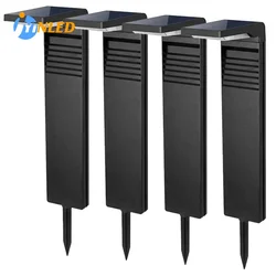 Outdoor Waterproof Solar Lawn Lights LED Pathway Decoration Light Landscape Bollard Solar Powered Garden Lights for Yard Walkway
