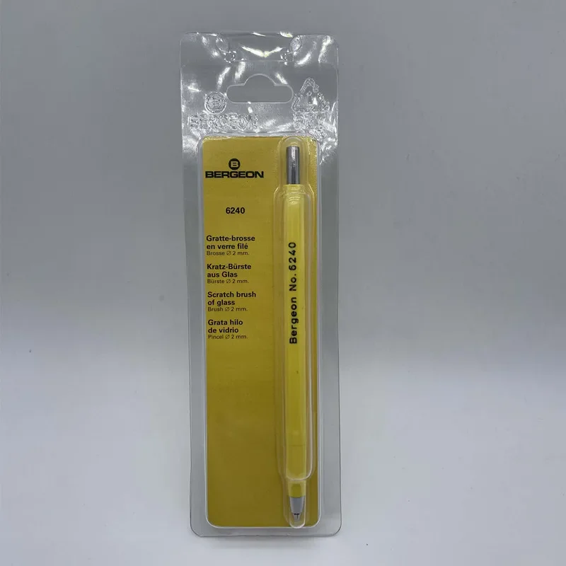 Watch Maintenance Tool Bergeon 6240 Pen Shaped Fiberglass Brush Cleaning Pen Cleaning Surface