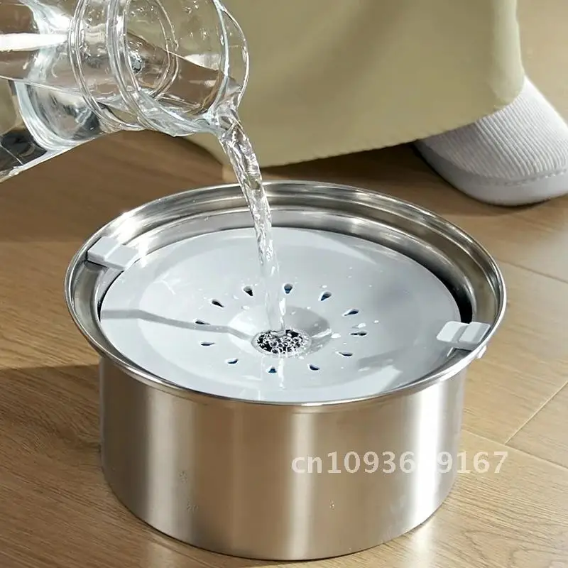 

4L Dog Large Bowl No Spill Smartoo Water Capacity Stainless Steel Dog & Water - No & Spill Slow Feeder Splash Proof Zero Drip