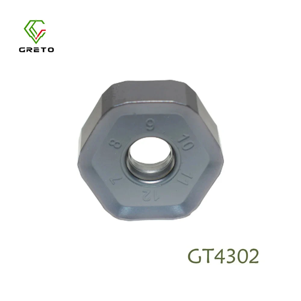 

GRETO HNMU0905ANN-OR GT4302 Cemented Carbide Cnc Metal Tools For Milling Cutter HNMU 0905 ANN Milling Inserts