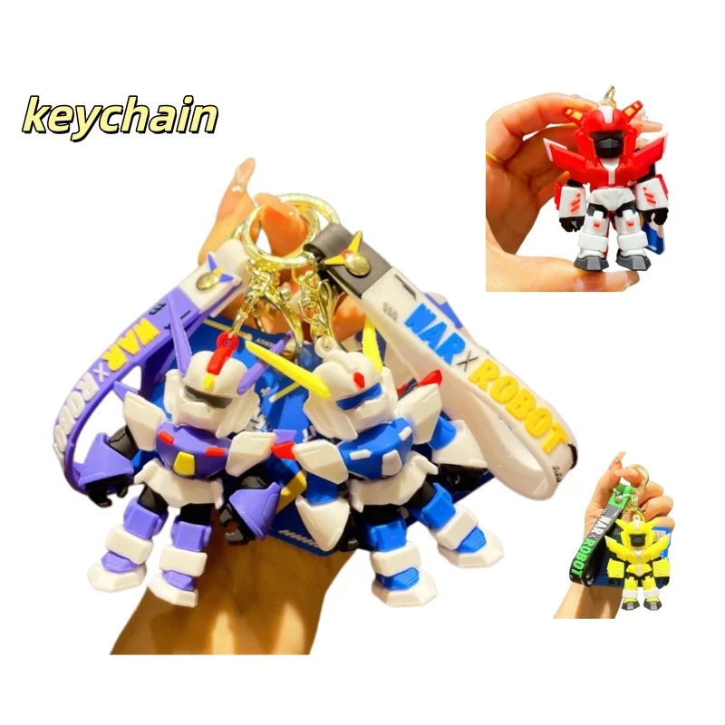 

Cool Mecha Gundam Keychain, Anime Action Figure Bag Charm & Car Pendant Gift