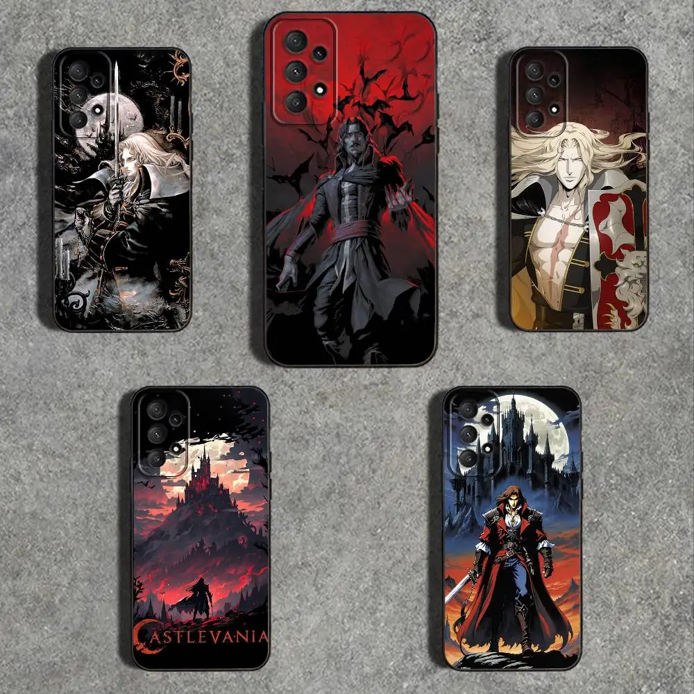 

Game C-CastlevaniaS Phone Case For Samsung Galaxy A 91,80,73,72,71,53,52,51,22,5G Shockproof Soft Black Cover