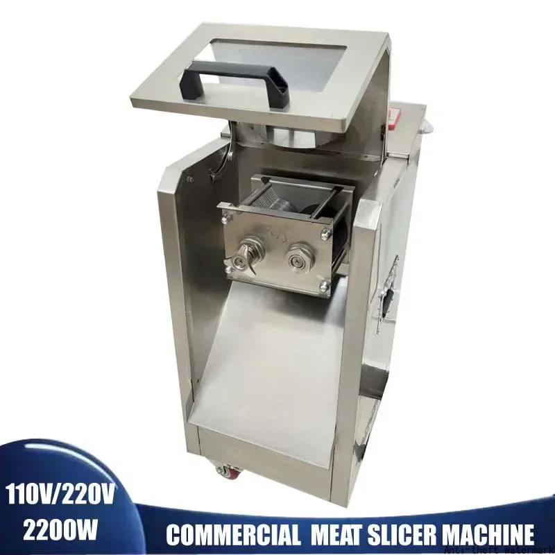 2026 Hot Selling Commercial Meat Slicer 2200W Automatic Meat Grinder Multi-functional Processing Equipment Cutting Machine