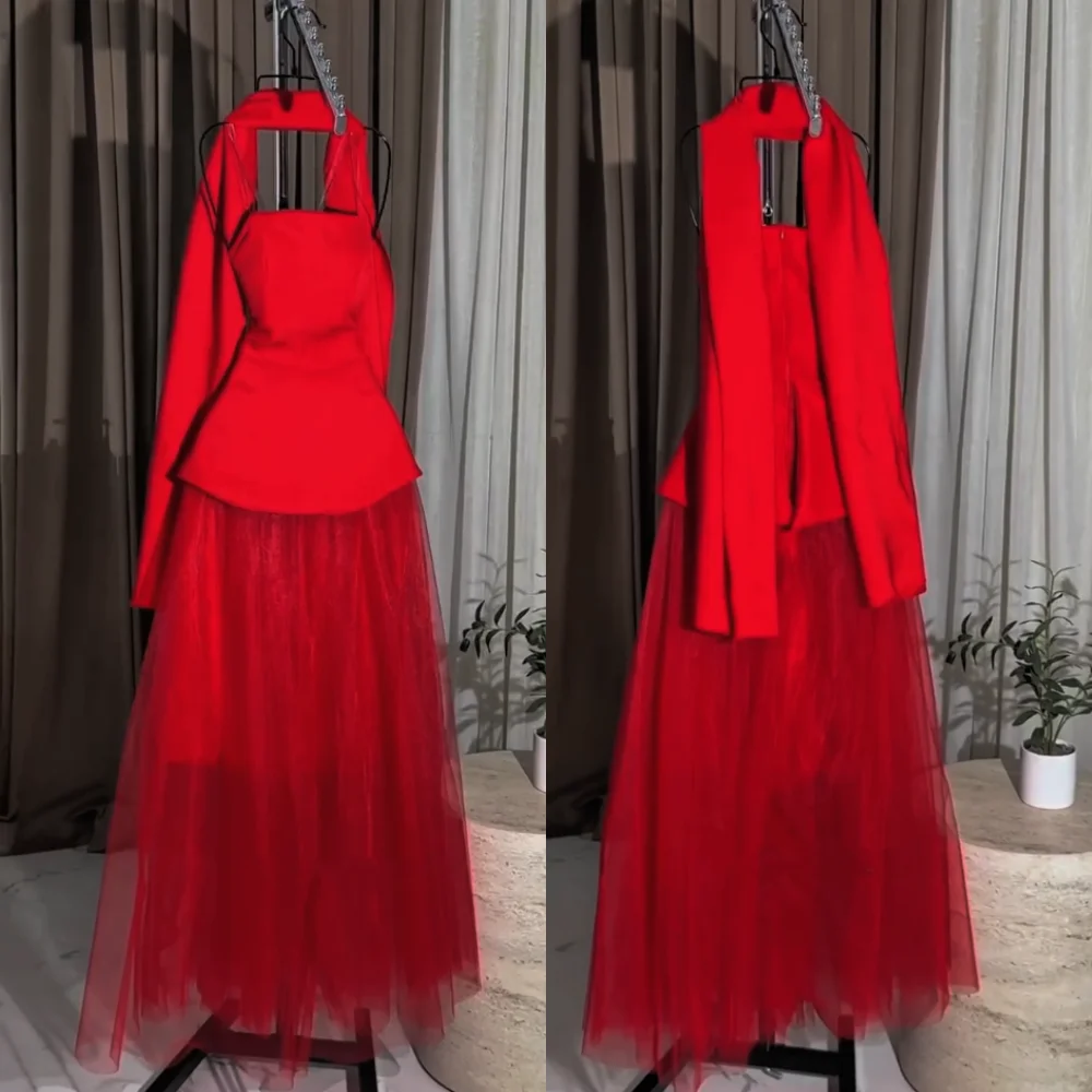 

Индивидуальные платья-миди Charmeuse со складками и лямкой на шее, на заказ, простое элегантное вечернее платье, женское вечернее платье высокого качества