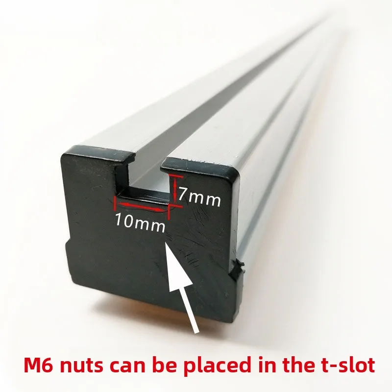 Aluminum Alloy Sliding Guide Bar With Fluent Strip Roller Replacement Parts Woodworking Edge Banding Table Saw view 5
