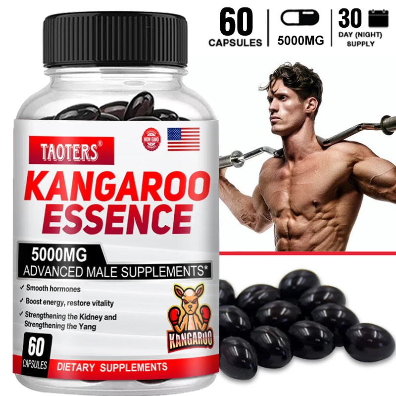 Advanced Male Supplement - 5000mg, Natural Extract, Promotes Muscle Growth, Enhances Energy, Restores Vitality