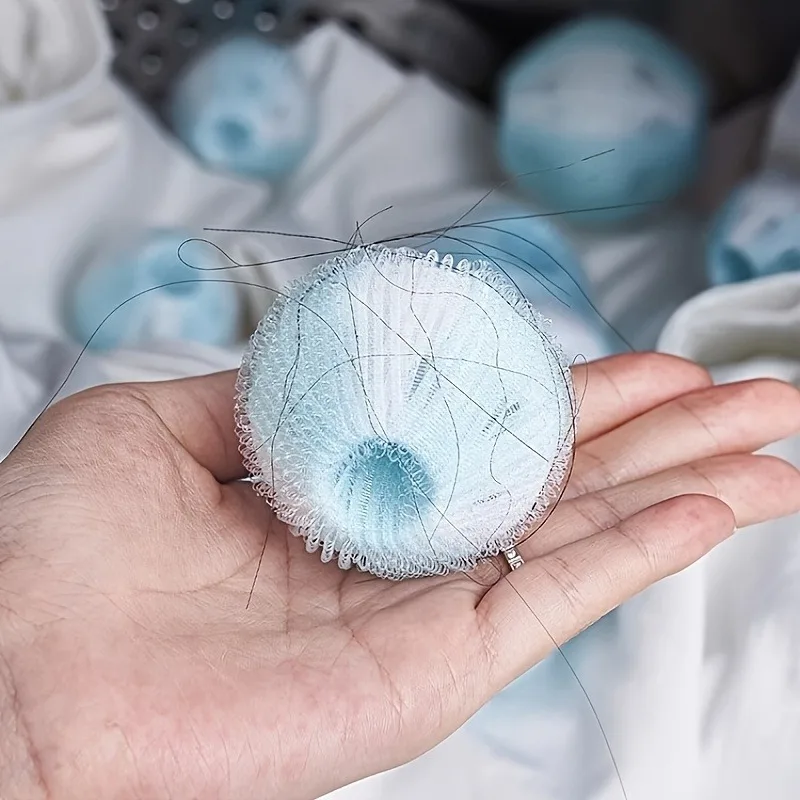 4Pet hair removal laundry balls-Washing machine lint remover，Reusable hairball remover，Lint and hair removal