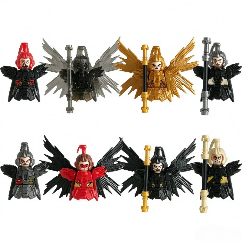 Building blocks, figures, humanoid dolls, toys, mini figures, humanoid dolls, children's toys, birthday gifts cartoon characters view 3