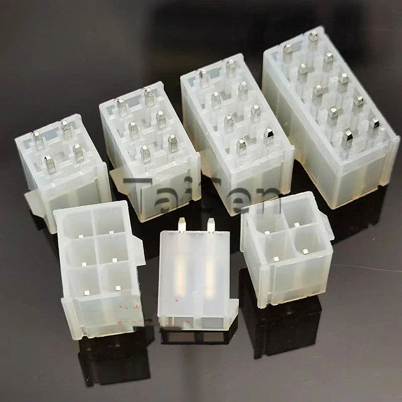 10-50PCS 5557/5569 Connector 4.2mm Pitch Double Row Straight Pin Female Header, Through-hole Pin Header, 2P 4P 12P to 24P Socket