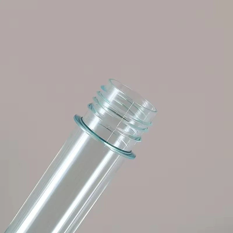 30Pcs Leakproof Clear Plastic Storage Tubes, Aluminum Screw Cap Test Tubes for Powder Liquid Solid