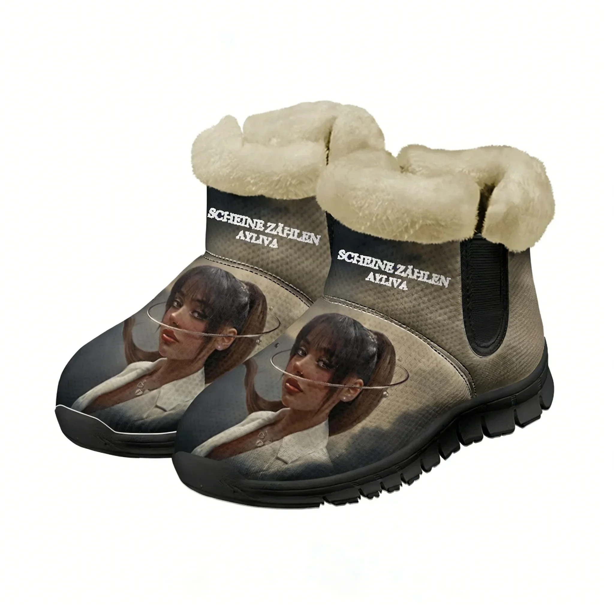 

Зимние ботинки Ayliva Schwarzes Herz Wunder для мужчин, женщин и подростков: теплые, повседневные, легкие, спортивные, кастомизированные кроссовки