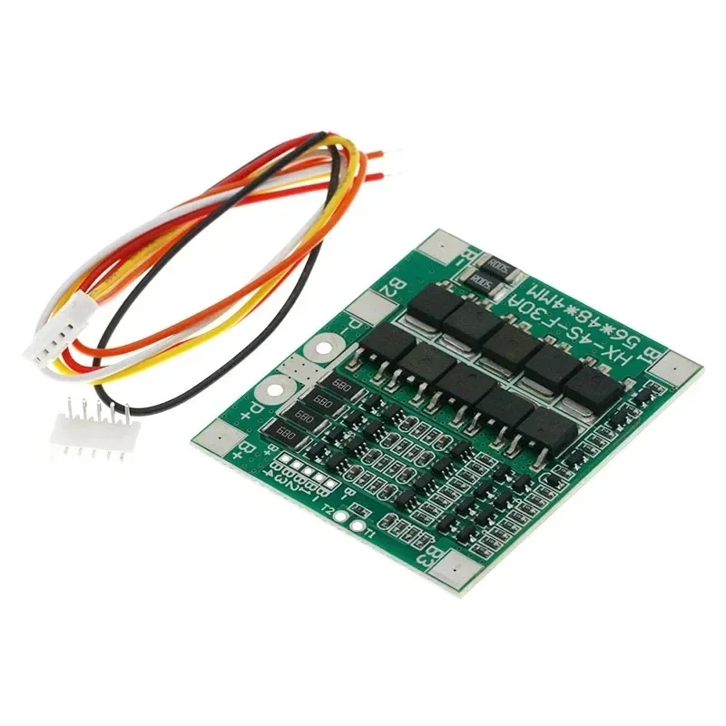 New Arrival 4S 30A 14.8V Li-ion Lithium 18650 Battery BMS Packs PCB Protection Board Balance Integrated Circuits view 2