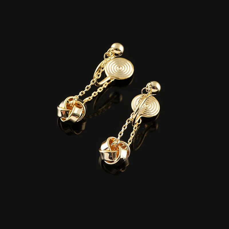 New Tassel Metal Ball Earrings Simple No Ear Holes Mosquito Coil Ear Clip Female Gift Wholesale