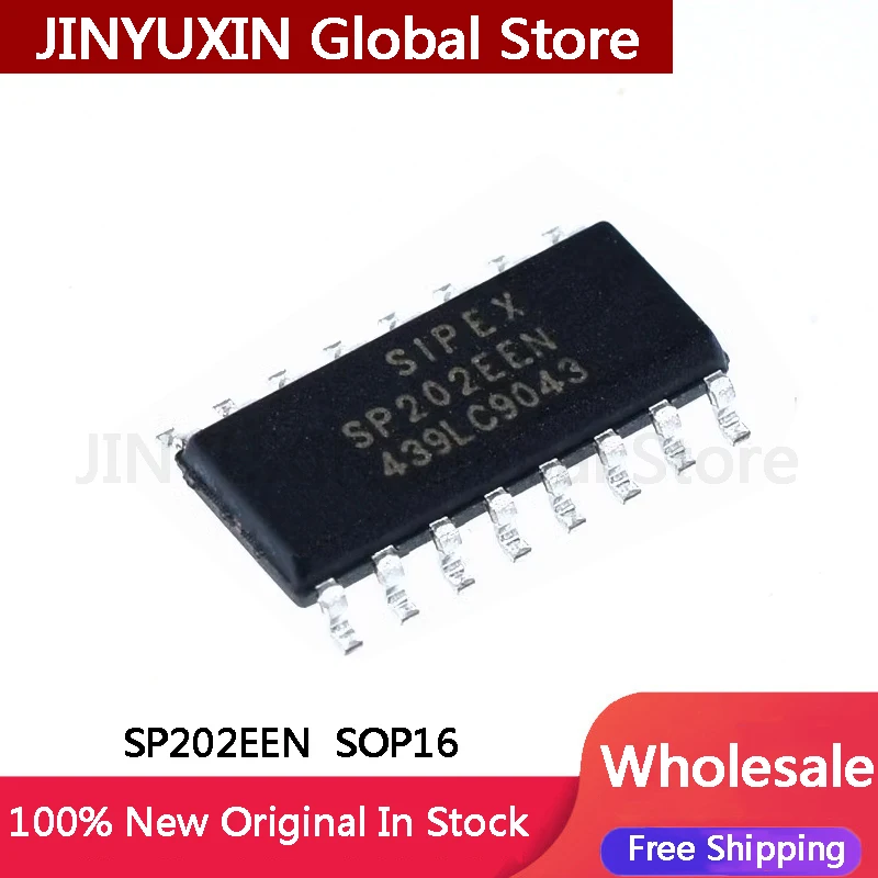 20-100Pcs SP202 SP202EEN SOP16 Transceiver integrated chip Chip in Stock Wholesale