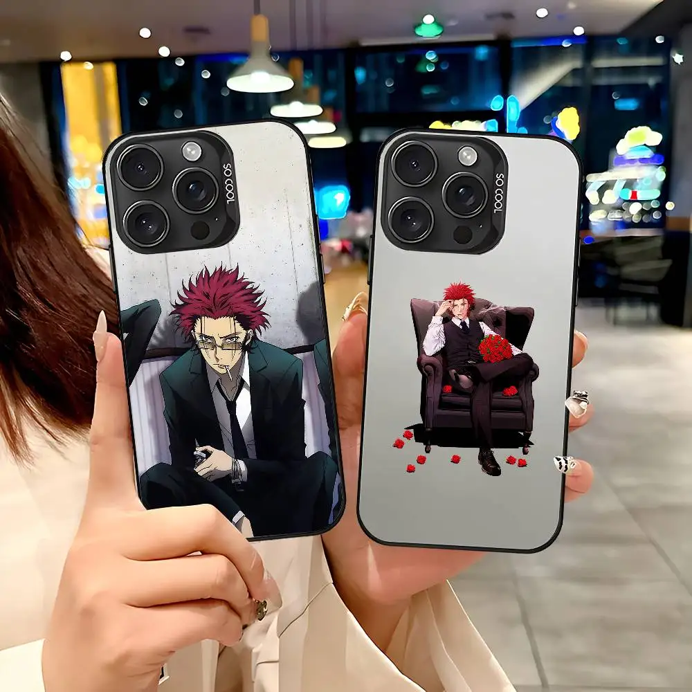 Etui na telefon S-Suoh M-Mikoto do iPhone'a 17 16 15 14 Pro Max, niezależne metalowe przyciski, srebrna obudowa IMD