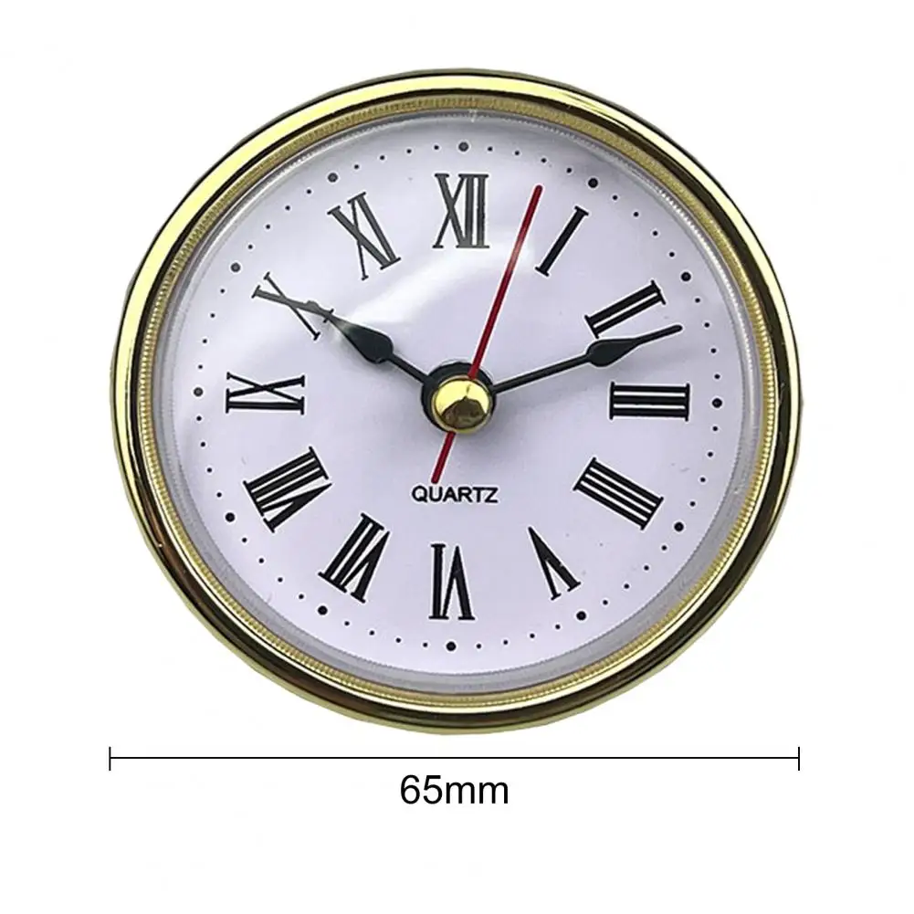 Wall Clock Highly Accurate Retro Clock Insert with Numerals Diy Round Clock Kit with Easy Installation Movement for Precision