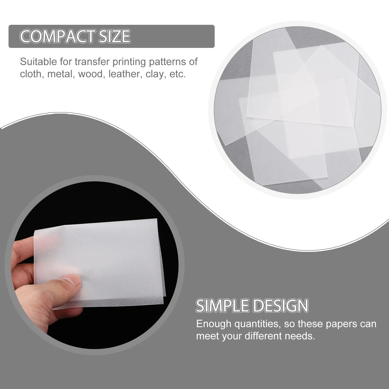 2pcs Tracing Paper For Drawing Transfer Compact Copy Sheets Diy Art Craft Home Office School Use Tracing Papers
