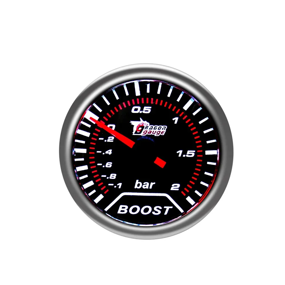 

Hot Sale GAUGE3.0 BAR 2" 52MM Boost Turbo Gauge Mechanical Meter Auto White LED