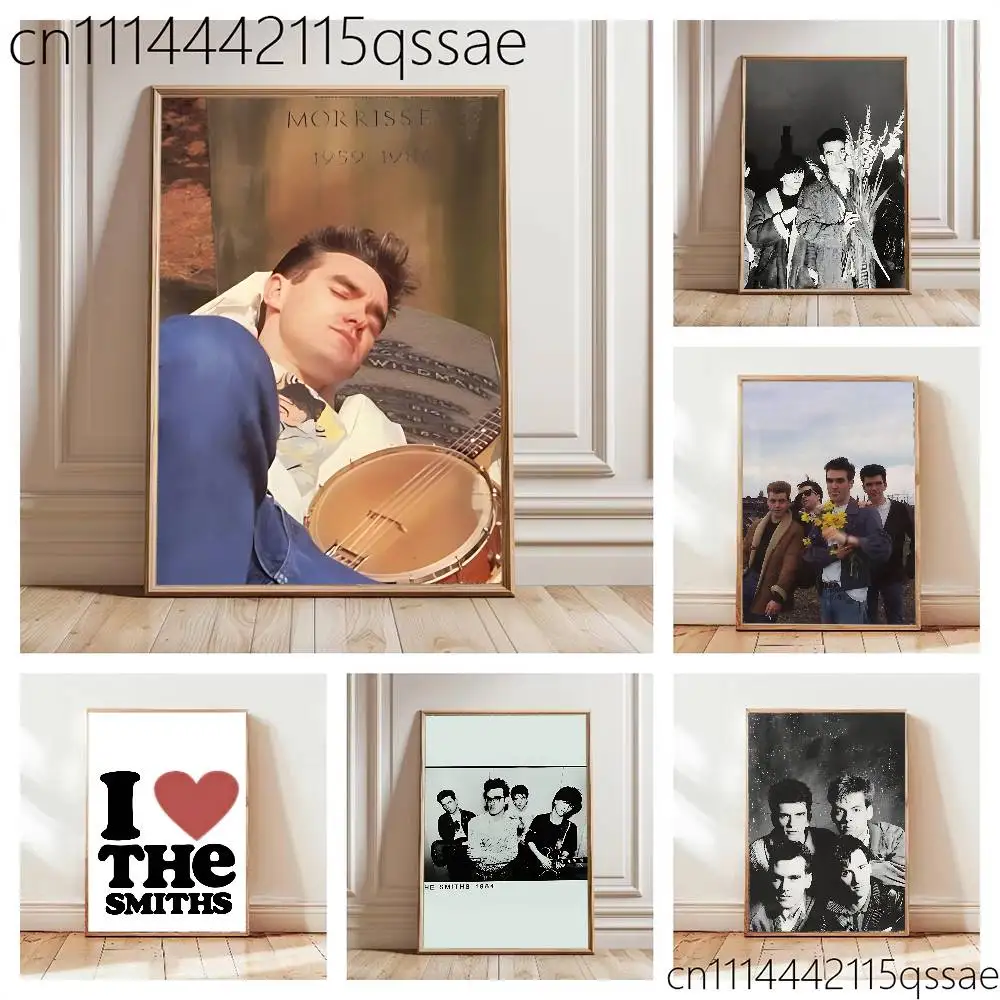 T-The S-Smiths Band Frameles Canvas Paint Decorative Art Printing Poster Image Home Living Room Bedroom Decoration Paint