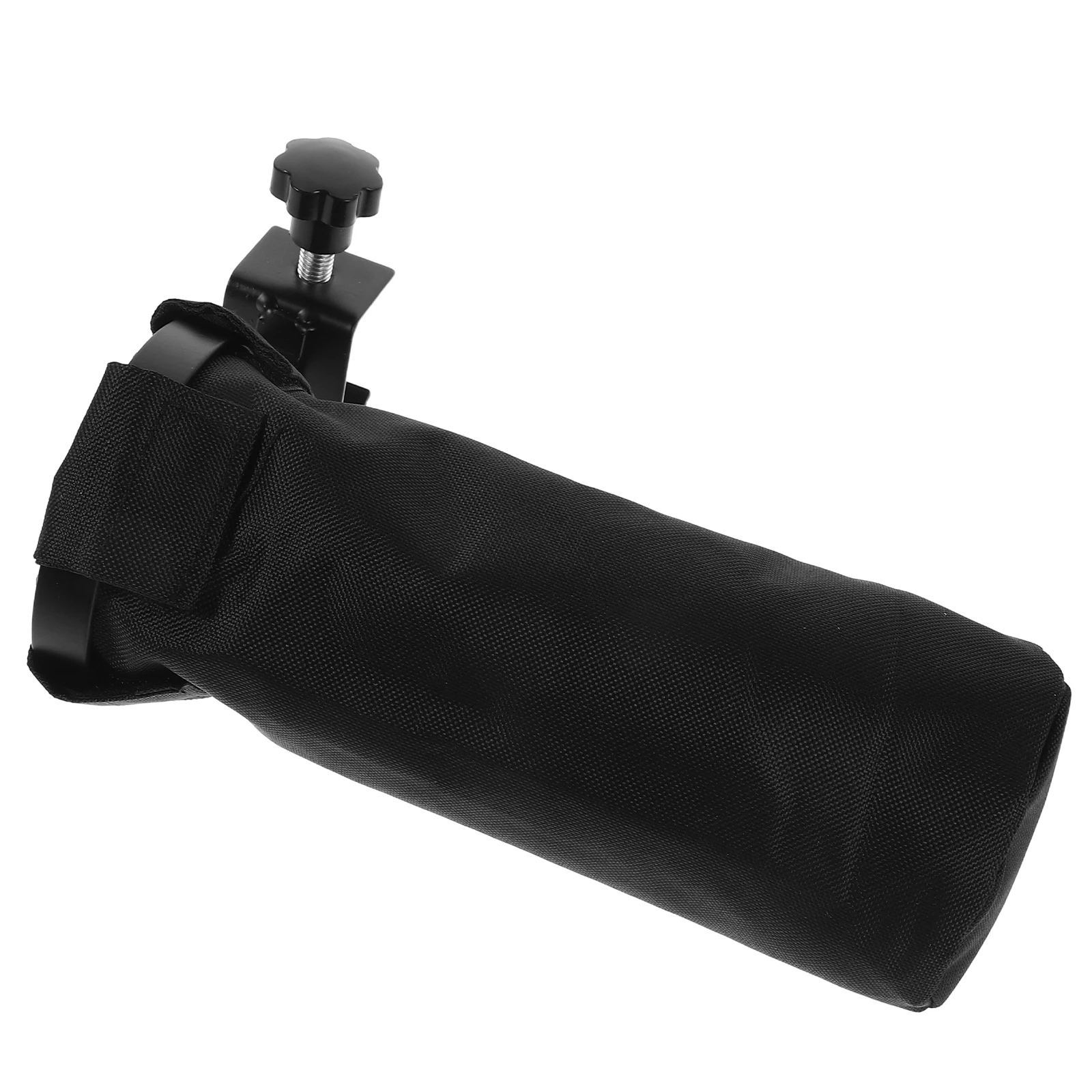 

Drum Stick Container Bag Clamp-on for Drumsticks Racks Snare Percussion Black Holder