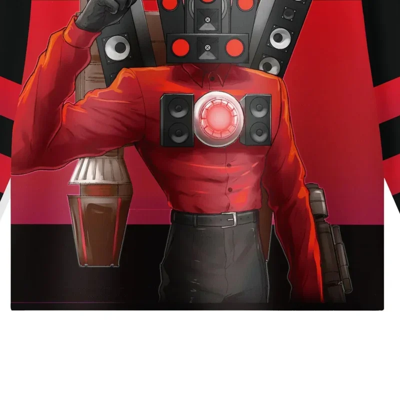 مجموعات ملابس الاطفال الأولاد Skibidi المرحاض زي ربيع الخريف طويلة الأكمام قميص وسراويل منامة لينة ملابس منزلية ملابس عيد ميلاد