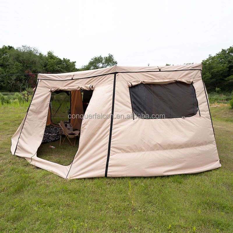 Quick Install 270 Degree Outdoor Car Tent Easy-to-Use Awning With Walls For Pickup Trucks view 5