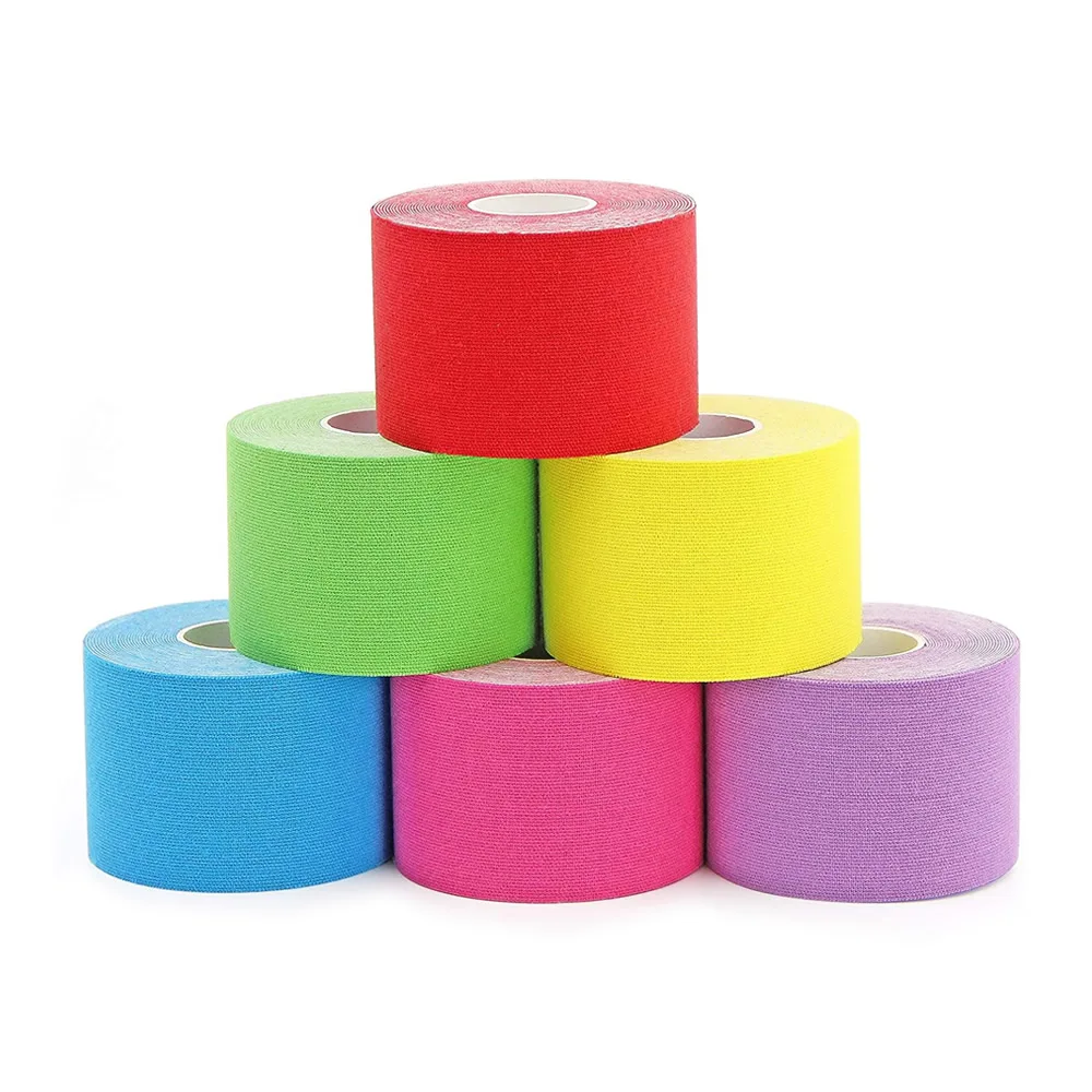 Customized Cotton Elastic Sports Kinesiology Tape 144pcs/carton