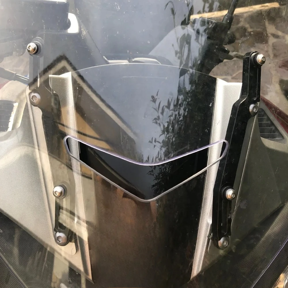 NC750D أدوات ضبط الزجاج الأمامي للدراجات النارية باستخدام الحاسب الآلي الألومنيوم الزجاج الأمامي قوس لهوندا NC 750D NC750 D 2017 2018 2019 #2