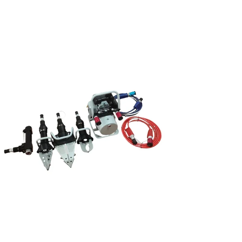 Hydraulic demolition tool set, shear expansion support, rescue demolition and fire fighting equipment