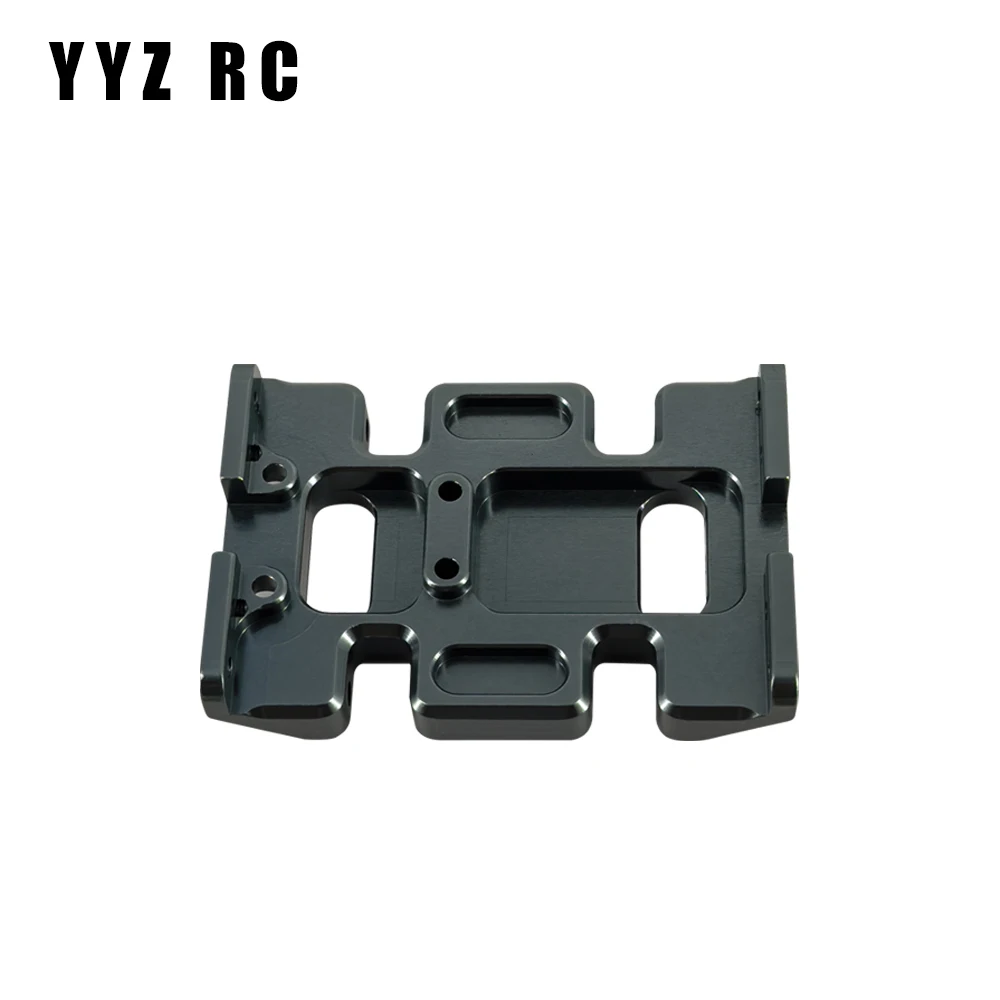 Chassis Gearbox Mount Transmission Holder Skid Plate Metal For Axial Scx10 Upgrade Parts Rc Crawler Car Accessories 1/10 Scale