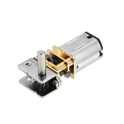 DC3V6V12V New Product GW12N20 Worm Gear Reducer DC Motor Gear Motor Power-off Self-locking