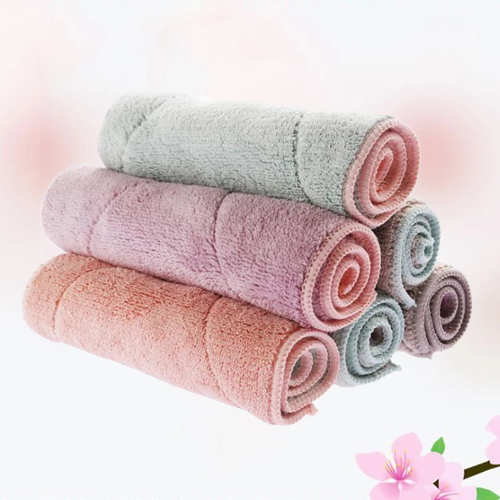 

10Pcs Thick Absorbent Kitchen Dish Towels Superfine Fiber Cloths Cleaning Wipes for Bowls Dishes Sinks Tableware