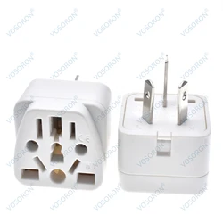 Australijskie/chiny/New Zealand Adapter podróżny, IEC Type I Plug US/EU/UK/Swiss/Italy/Japan To AU 3 Pin konwerter zasilania 10A/250V