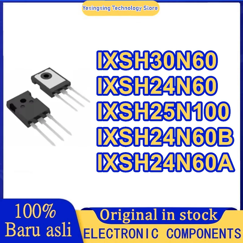 10PCS IXSH24N60 IXSH30N60  IXSH25N100 IXSH24N60B IXSH24N60A TO-247 Direct insertion quick recovery rectifier tube