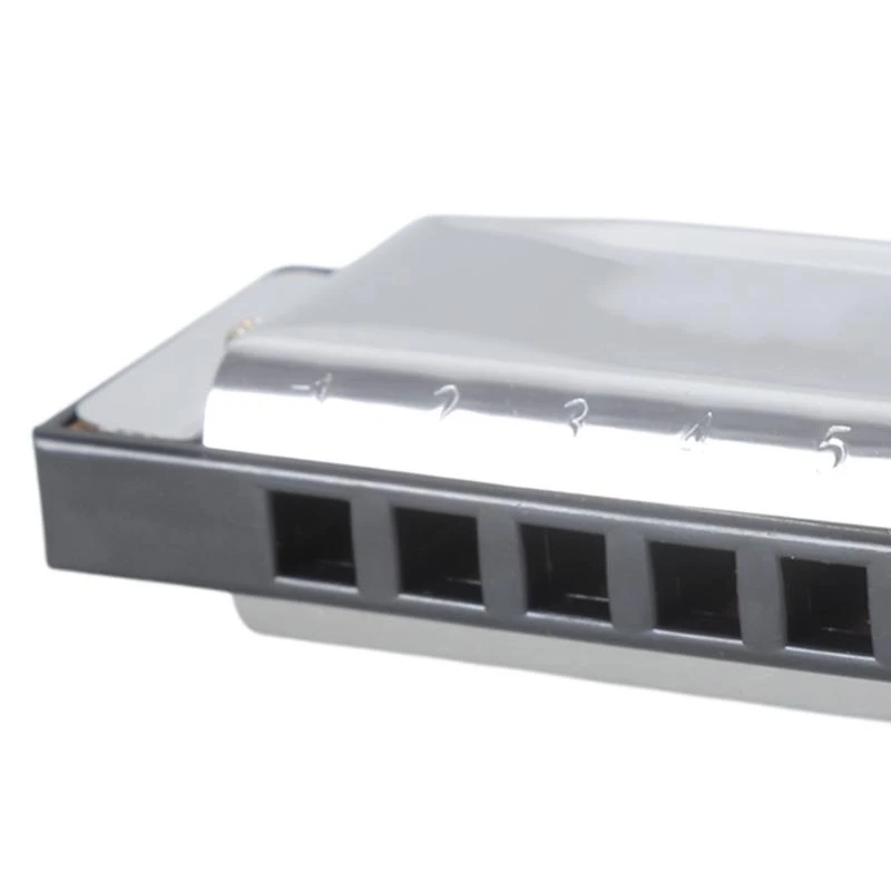 New Harmonica 10 Hole for Key of C for Blues Rock Folk Harmonicas Silv