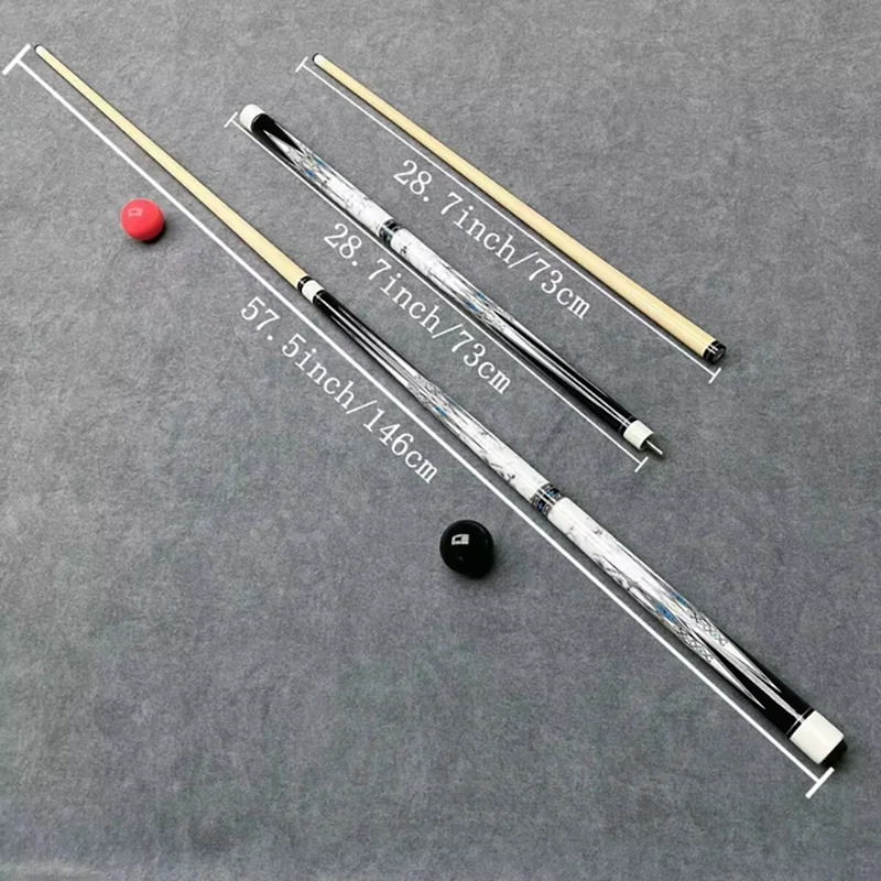 풀 큐 타코 드 빌라 폴, 팁 직경 13mm, 2 섹션 총 58 인치 길이