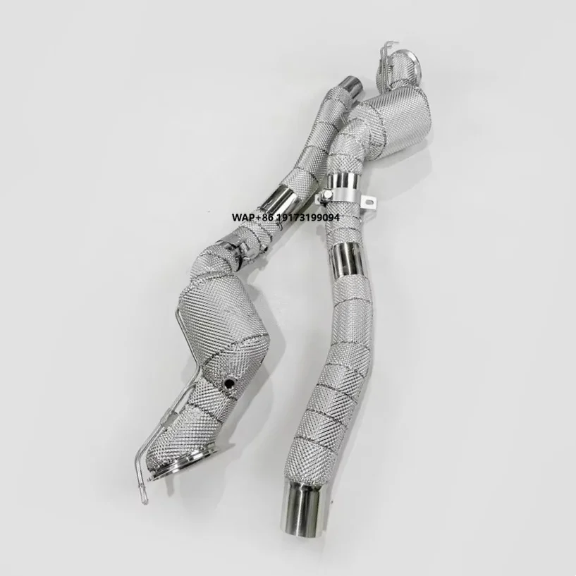 

High-flow Stainless Steel Exhaust Pipe for 812 6.5L 20220-2025 Downpipe with Insulated Catalytic Converter Power Upgrade