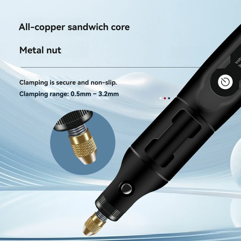 Electric Mini Electric Grinder, Small Polishing Machine, Jade Cutting And Polishing Artifact, Charging Drill, Carving Pen