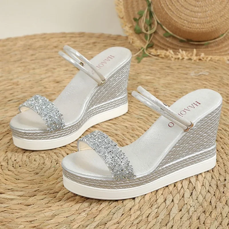 Wedges Sandals Women Summer Platform Shoes Women High Heels Luxury Designer Sandals Outdoor Beach Woman Shoes Sandalias De Mujer