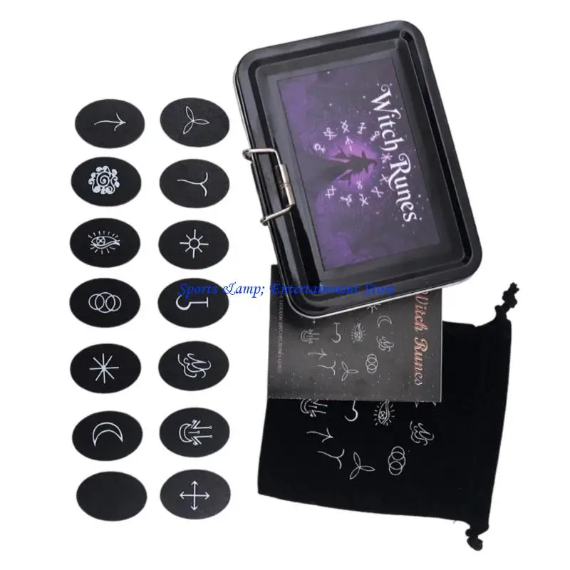 G7NF Nordics Wooden Runes Set Perfect For Spiritual Practices And Board Games
