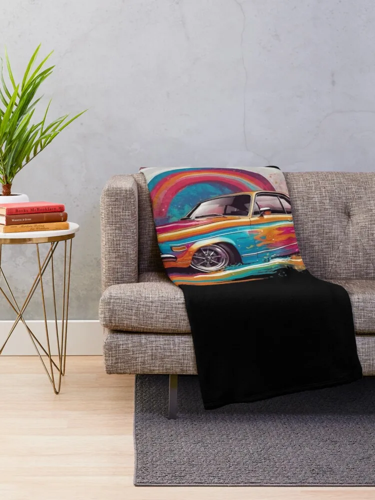 C124 Stanced Coupe car car Throw Blanket warm for winter Sofa Luxury Thicken Luxury St Blankets