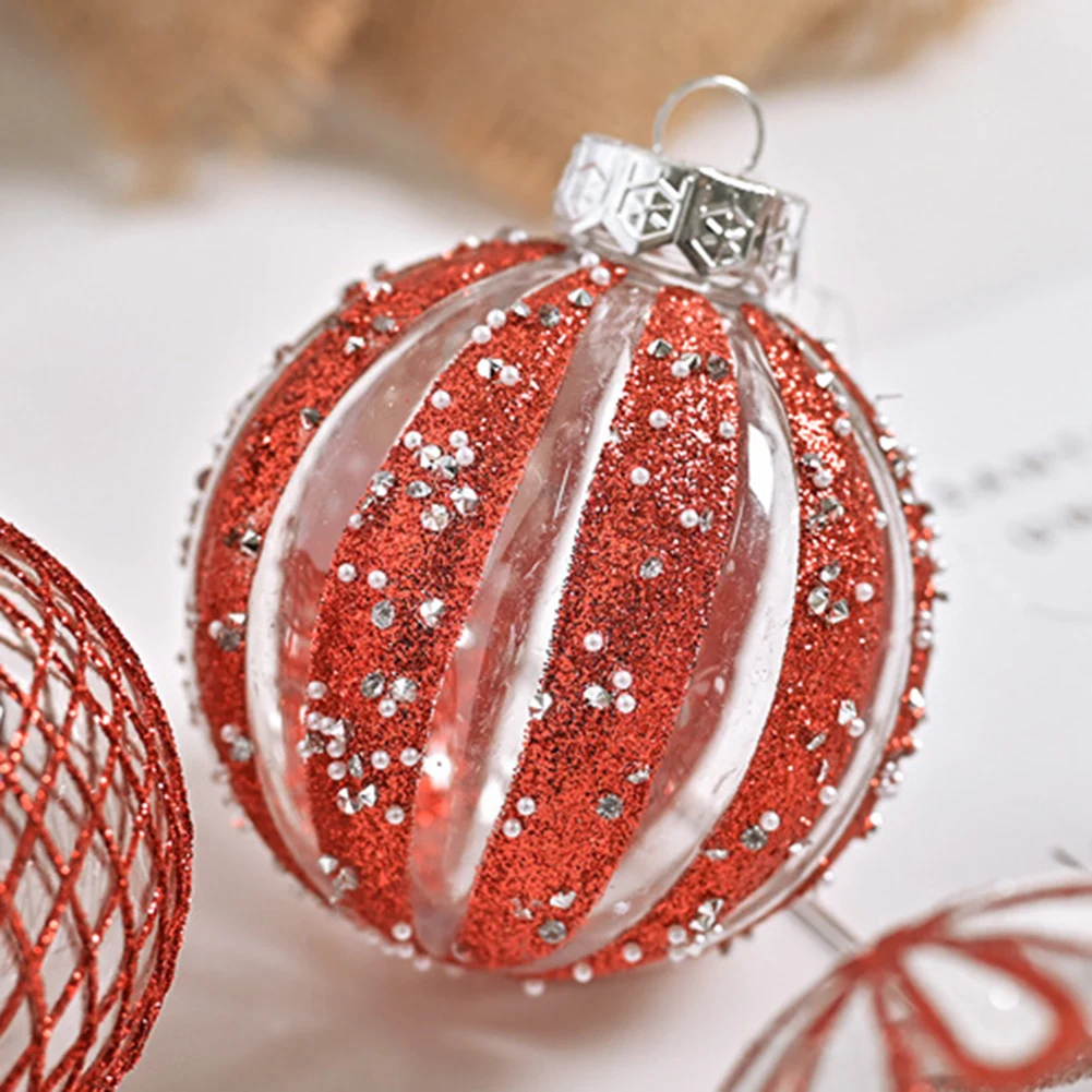 

Декоративные шары Рождественские шары Рождественские украшения Рождественский подарок Легко повесить Крытый и открытый декор для венков