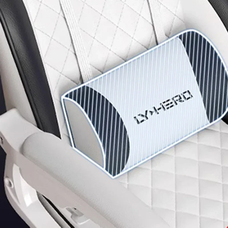 Leather Wheel Desktop Chairs Reclining Home Office Bedroom Massage Computer Chairs Gamer Vanity Silla Gaming Salon Furniture