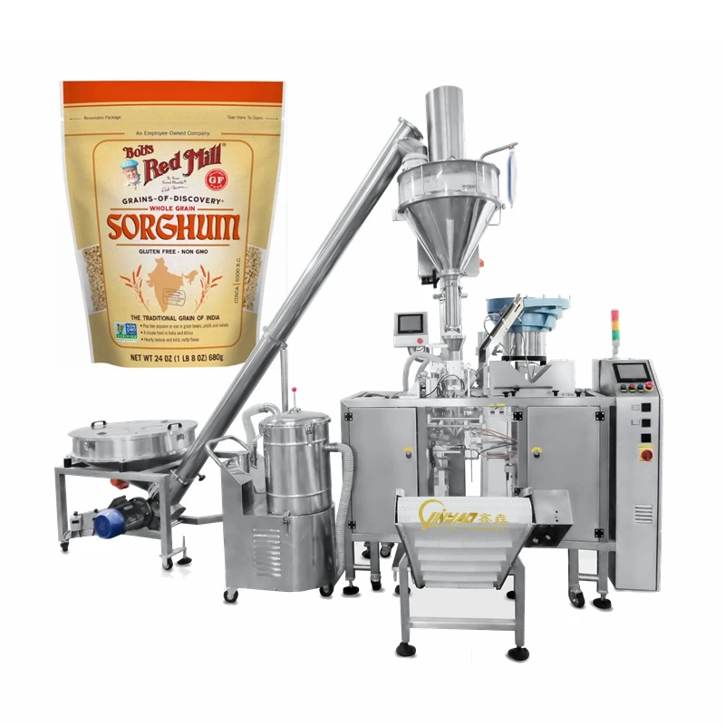Hot Sale Multifunctional Powder Doypack Packing Pouch Zipper Bag Packaging Machine