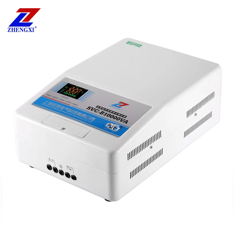 ZHENGXI ac 1kva 3kva 5kva 10kva Wall Mounted Relay/Servo Type Air Conditioner power stabilizer 220v voltage regulator